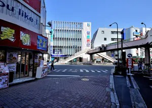 4.交差点を左折します。