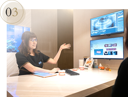 03 丁寧なカウンセリングと分かりやすい説明